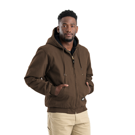 Berne Heartland Washed Duck Hooded Work Jacket HJ375